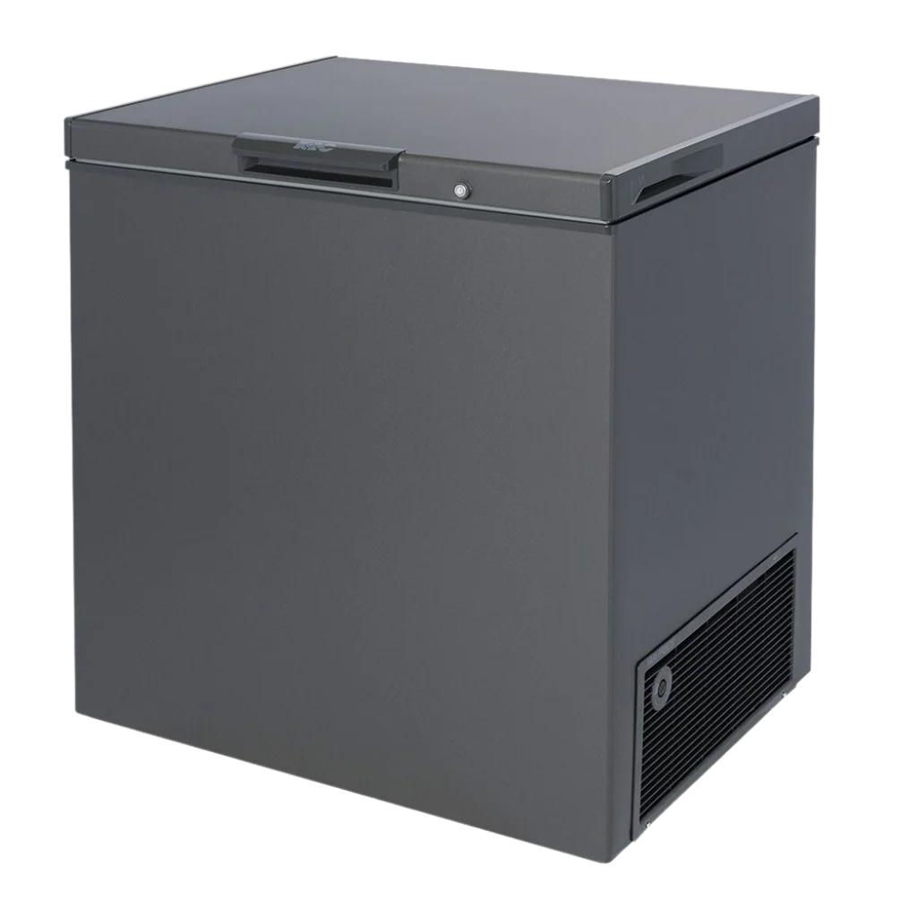 Rent To Own Freezers | KIC 203L Dark Grey Chest Freezer